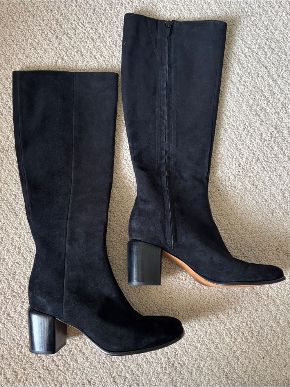 Vince Maggie suede tall boot ($595 retail)